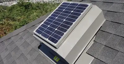 attic fan installation services with energy-efficient roof-mounted ventilation system in Arlington, TX