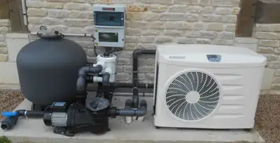 electric heater installation services with connected outdoor heating system equipment in Arlington, TX