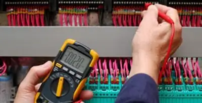 electrical service showing professional testing and troubleshooting of electrical panel by licensed electricians in Arlington, TX