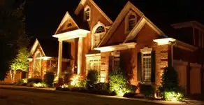 electrician services providing professional exterior electrical lighting in Arlington, TX