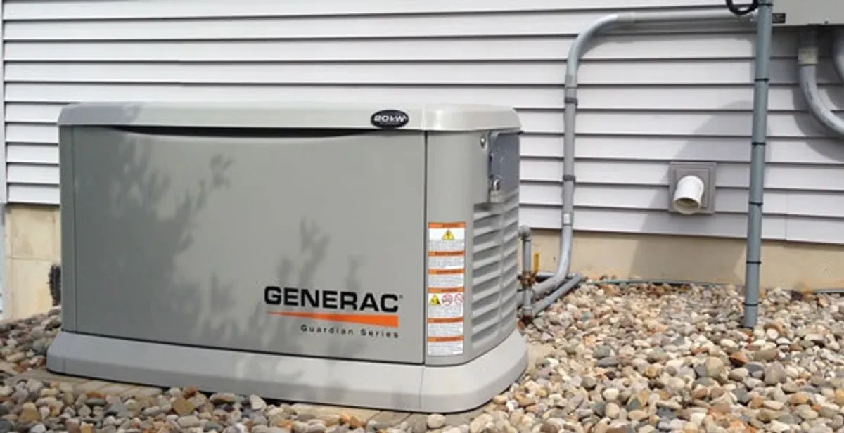 generator installation service featuring outdoor standby generator setup by licensed electricians in Arlington, TX