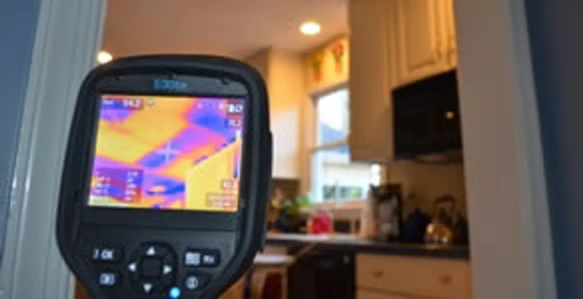home energy audit service using thermal imaging to evaluate electrical efficiency inside a home in Arlington, TX