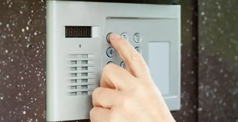 intercom system for home installation services with indoor access control keypad in Arlington, TX