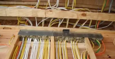 new construction wiring services with organized electrical rough-in performed by licensed electricians in Arlington, TX