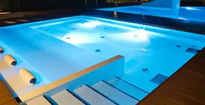 pool light installation and repair services providing modern illuminated pool lighting in Arlington, TX