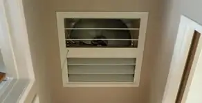 whole house fan installation services with ceiling-mounted ventilation system in Arlington, TX